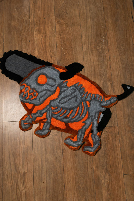 Pochita Skeleton Rug (Pre-Order)
