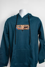 Load image into Gallery viewer, XXXTentacion (Tokyo Ghoul Style) Dark Teal Embroidered Hoodie
