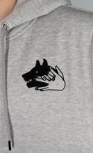 Load image into Gallery viewer, Megumi Hands Embroidered Light Grey Hoodie
