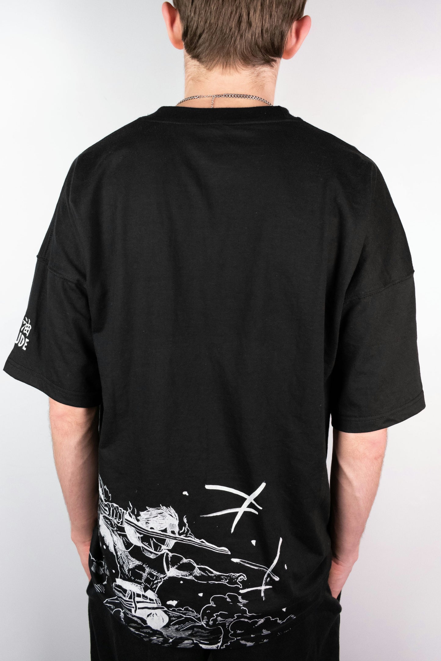 Yami Sukehiro Black Over-Sized T-Shirt