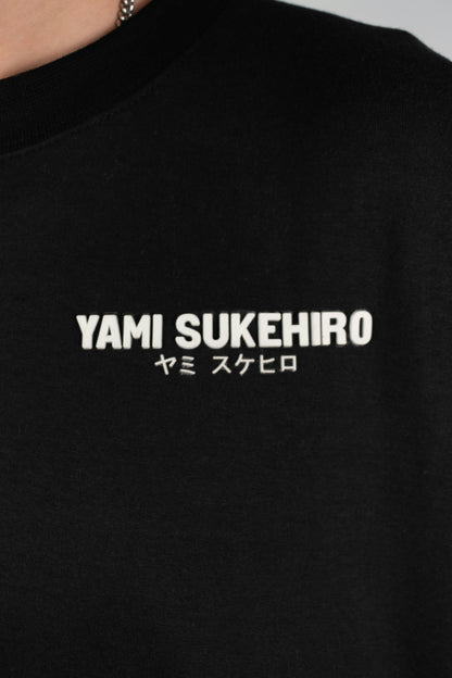 Yami Sukehiro Black Over-Sized T-Shirt