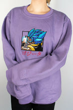 Load image into Gallery viewer, Gogeta Light Purple Embroidered Crewneck

