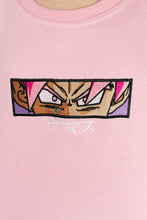 Load image into Gallery viewer, Goku Black Light Pink Embroidered Crewneck

