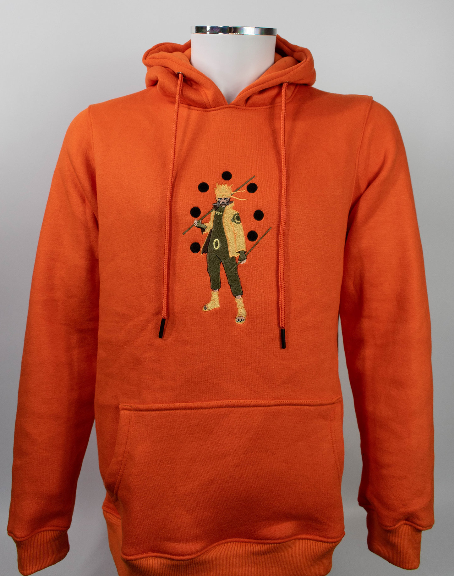 Sage of Six Paths Naruto Orange Embroidered Hoodie
