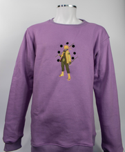 Load image into Gallery viewer, Sage of Six Paths Naruto Purple Embroidered Crewneck

