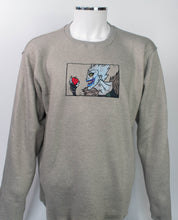 Load image into Gallery viewer, Ryuk Light Grey Embroidered Crewneck
