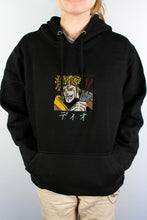 Load image into Gallery viewer, Dio Brando Black Embroidered Hoodie
