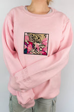 Load image into Gallery viewer, Giorno Giovanna Light Pink Embroidered Crewneck

