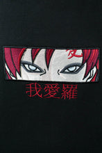 Load image into Gallery viewer, Gaara Black Embroidered Crewneck

