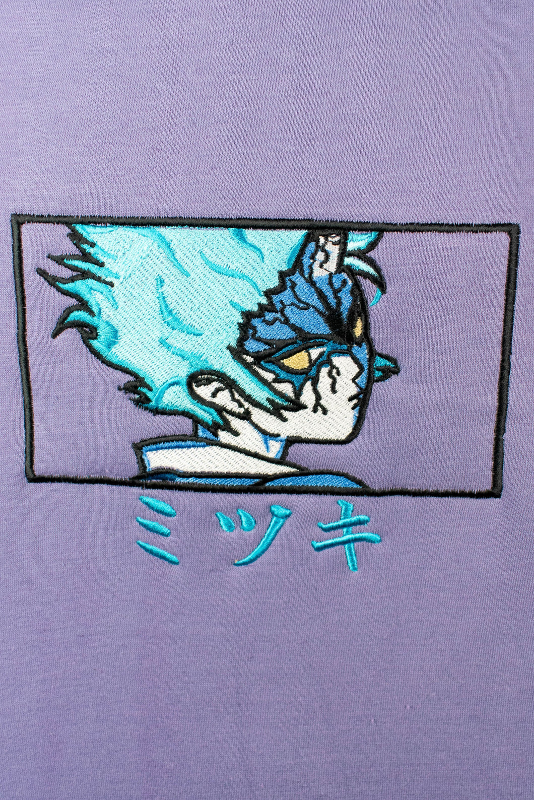 Mitsuki Sage Mode Light Purple Embroidered Crewneck