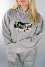 Load image into Gallery viewer, Daki x Gyutaro Embroidered Grey Hoodie
