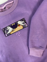 Load image into Gallery viewer, Cyno Embroidered Purple Crewneck
