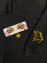 Load image into Gallery viewer, Itto Embroidered Black Hoodie
