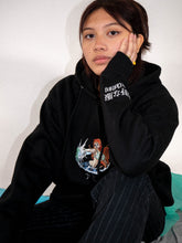 Load image into Gallery viewer, Nami Embroidered w/ Print on Back Black Hoodie
